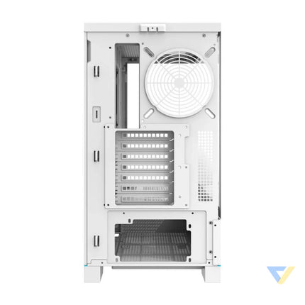 Darkflash DY451 computer case without fans (white) Without fan