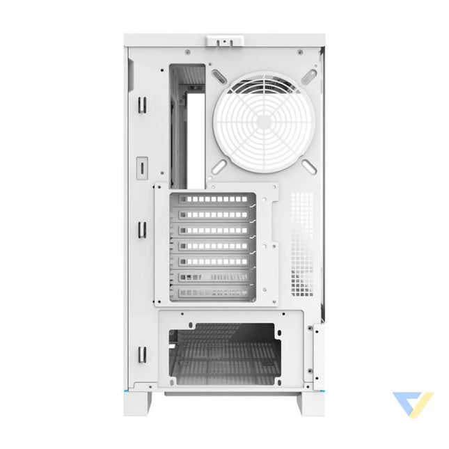 Darkflash DY451 computer case without fans (white) Without fan