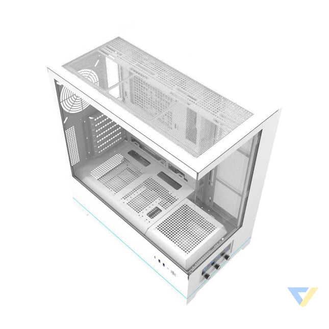 Darkflash DY451 computer case without fans (white) Without fan