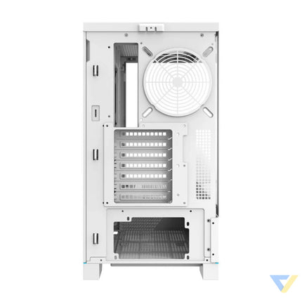 Darkflash DY451 computer case without fans (white) Without fan