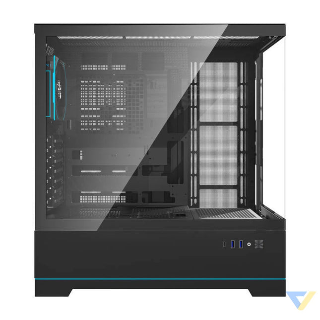 Darkflash DY451 PRO computer case (black) + 1 fan With fan