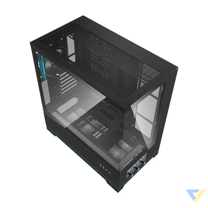 Darkflash DY451 PRO computer case (black) + 1 fan With fan