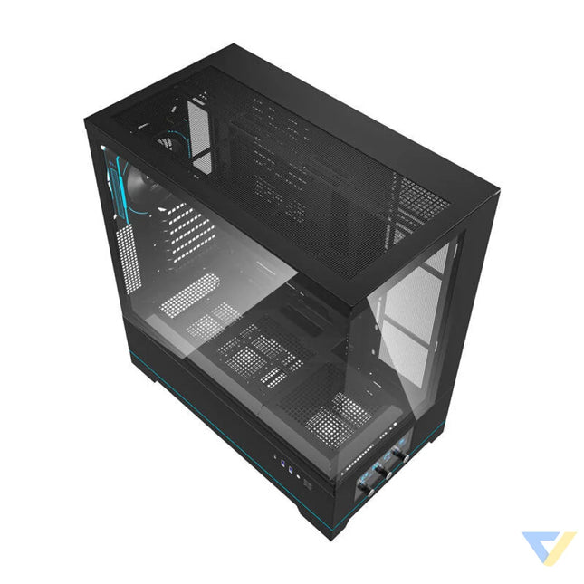 Darkflash DY451 PRO computer case (black) + 1 fan With fan