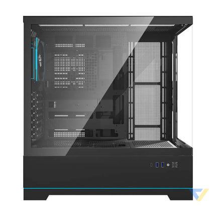 Darkflash DY451 PRO computer case (black) + 1 fan With fan