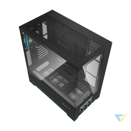 Darkflash DY451 PRO computer case (black) + 1 fan With fan
