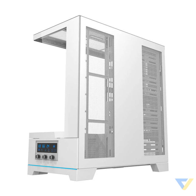 Darkflash DY451 PRO computer case (white) + 1 fan With fan