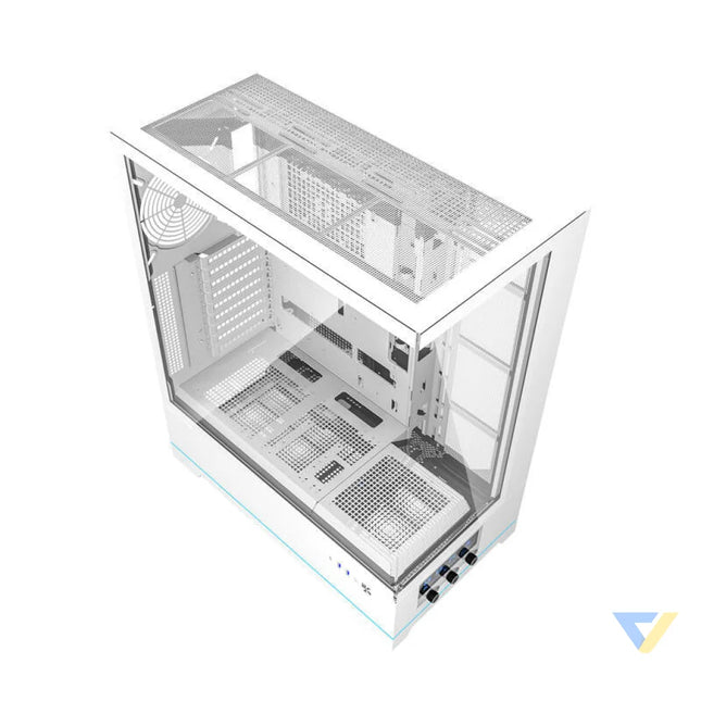 Darkflash DY451L computer case without fans (white) Without fan