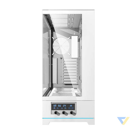 Darkflash DY451L computer case without fans (white) Without fan