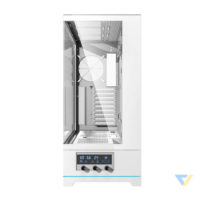 Darkflash DY451L computer case without fans (white) Without fan