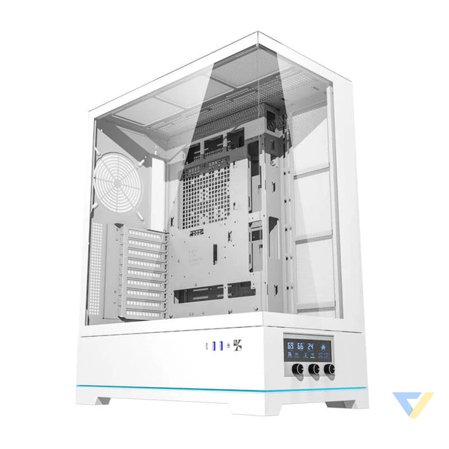 Darkflash DY451L computer case without fans (white) Without fan