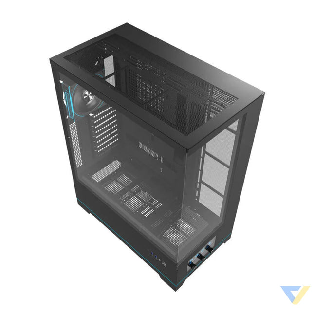 Darkflash DY451L PRO computer case (black) + 1 fan With fan