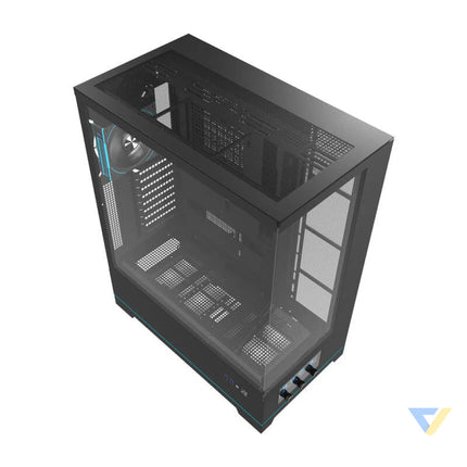 Darkflash DY451L PRO computer case (black) + 1 fan With fan