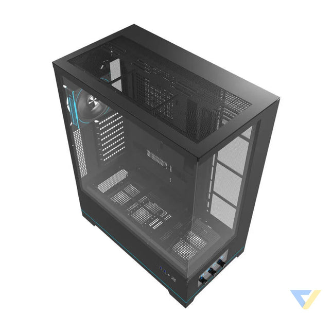 Darkflash DY451L PRO computer case (black) + 1 fan With fan