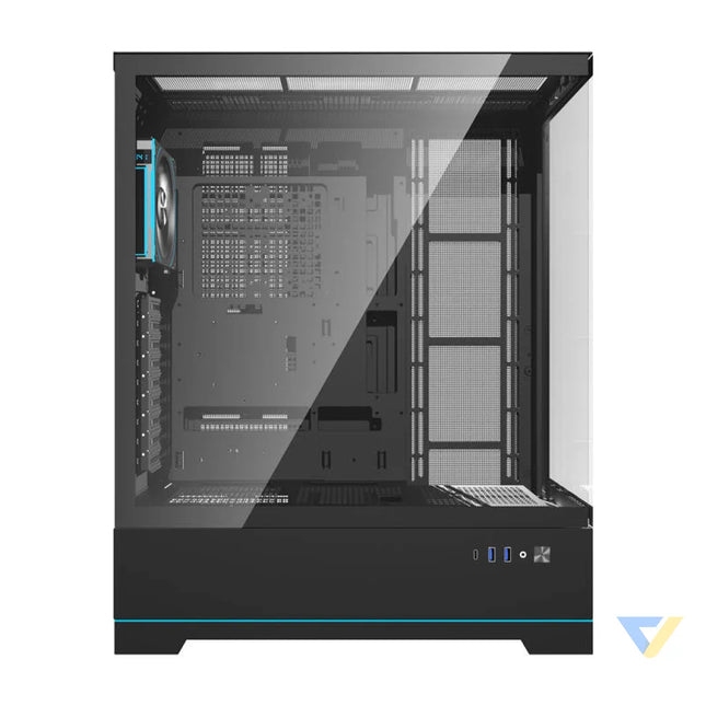 Darkflash DY451L PRO computer case (black) + 1 fan With fan