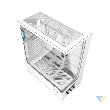 Darkflash DY451L PRO computer case (white) + 1 fan With fan