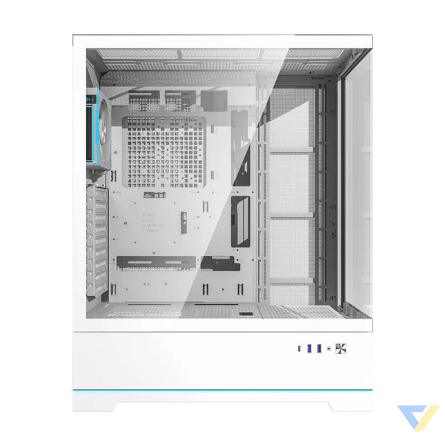 Darkflash DY451L PRO computer case (white) + 1 fan With fan