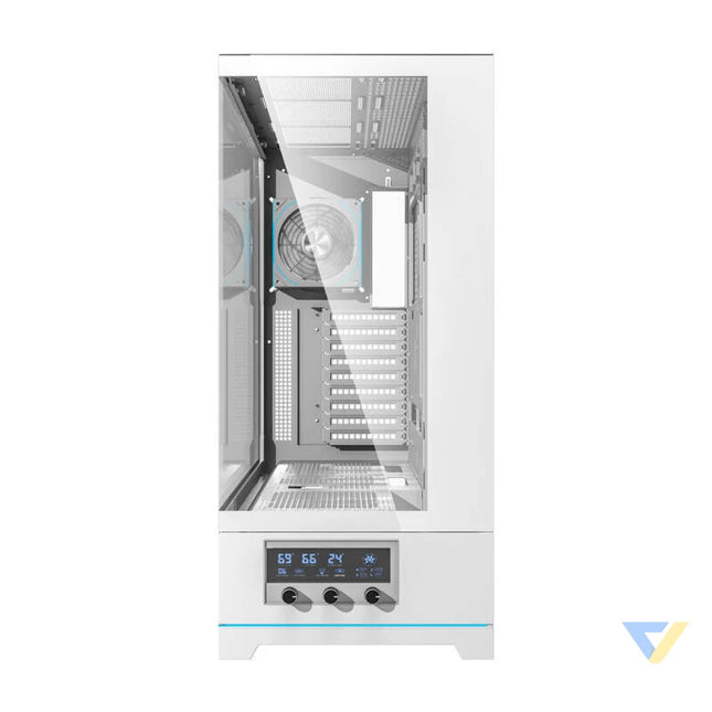 Darkflash DY451L PRO computer case (white) + 1 fan With fan
