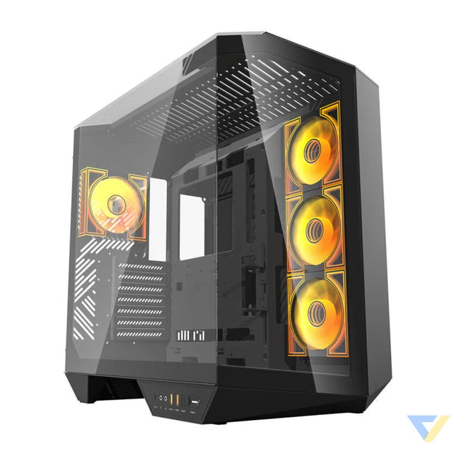 Darkflash DY470 computer case (black) + 4 fans With fan
