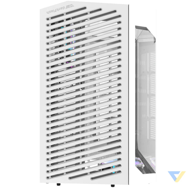 Darkflash DY470 computer case (white) + 4 fans + GPU bracket With fan