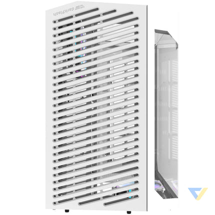 Darkflash DY470 computer case (white) + 4 fans + GPU bracket With fan