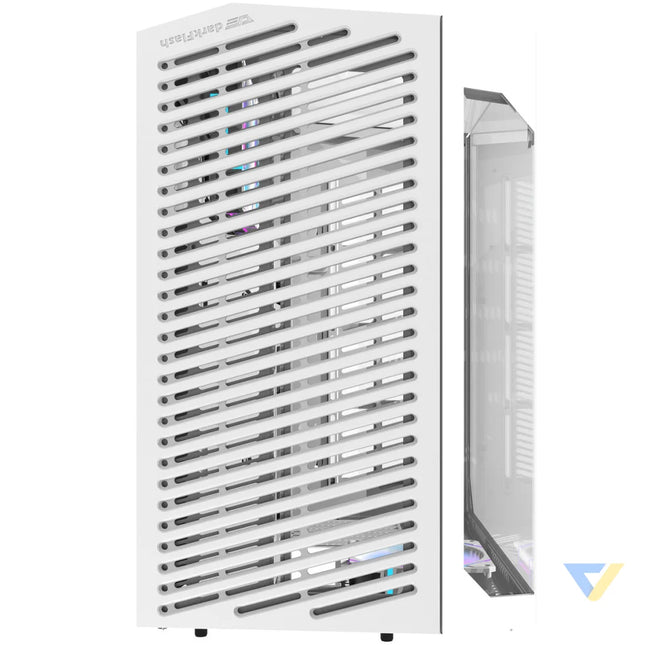 Darkflash DY470 computer case (white) + 4 fans + GPU bracket With fan