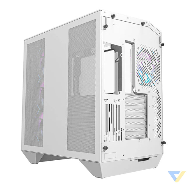 Darkflash DY470 computer case (white) + 4 fans + GPU bracket With fan