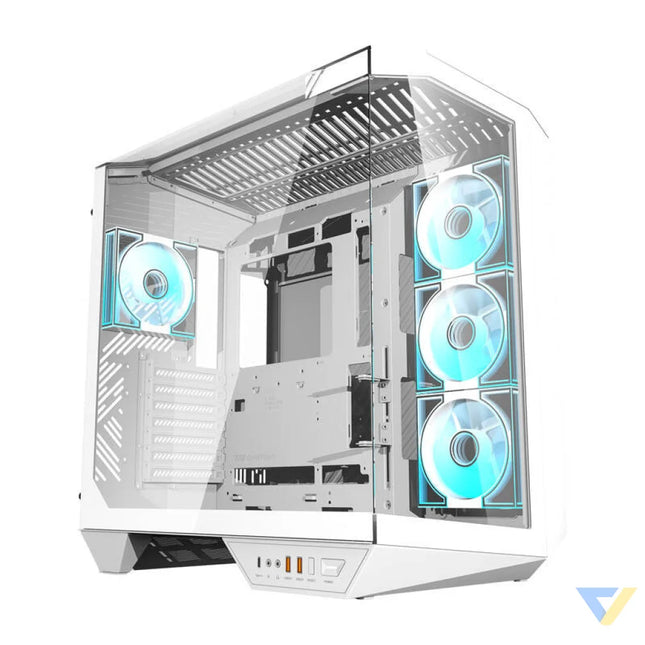 Darkflash DY470 computer case (white) + 4 fans With fan