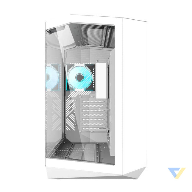 Darkflash DY470 computer case (white) + 4 fans With fan