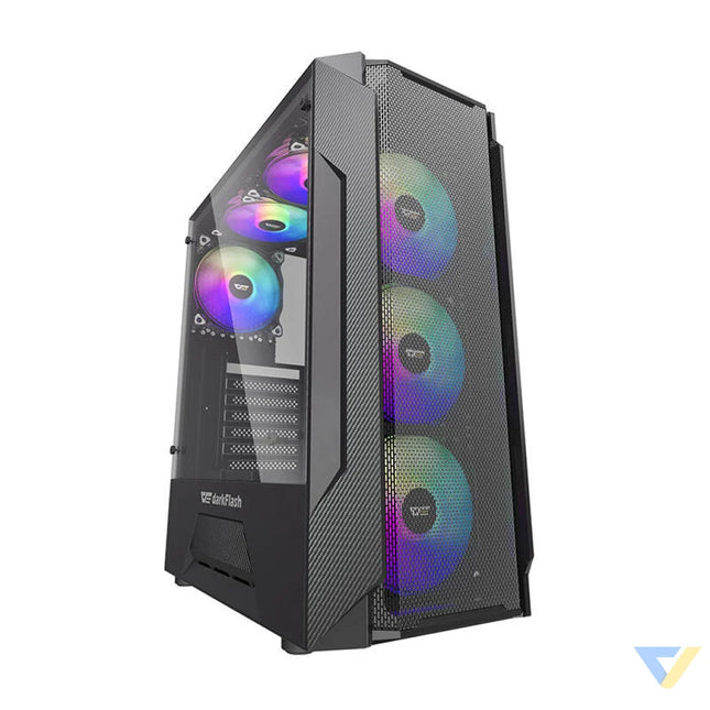 Darkflash LEO computer case (black) Without fan
