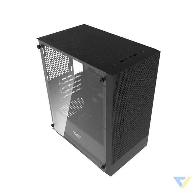 Darkflash M305 computer case without fans (Black) Without fan