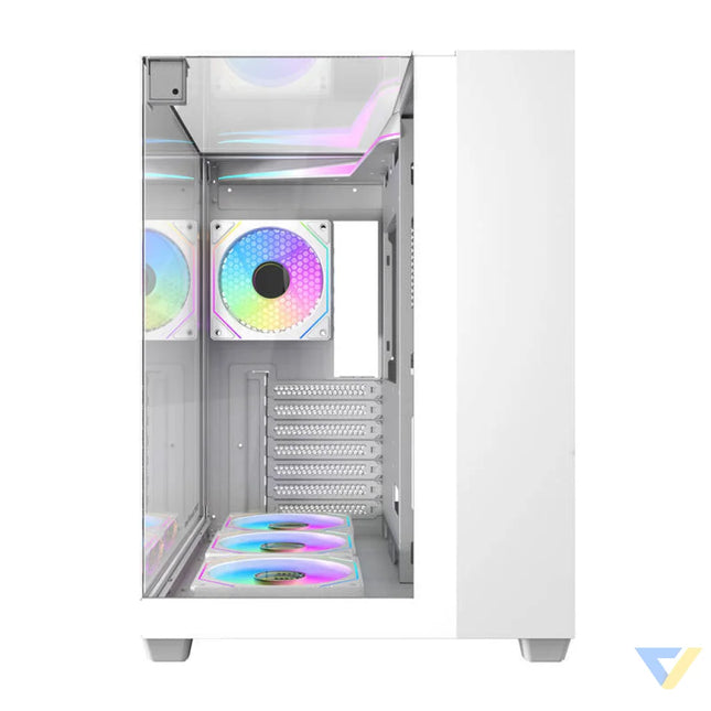 Darkflash TH285 computer case (white) + 4 fans With fan
