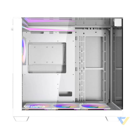 Darkflash TH285 computer case (white) + 4 fans With fan