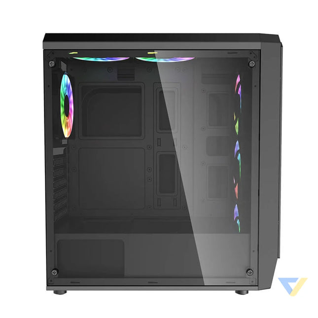Darkflash Water Square 5 computer case (black) Without fan