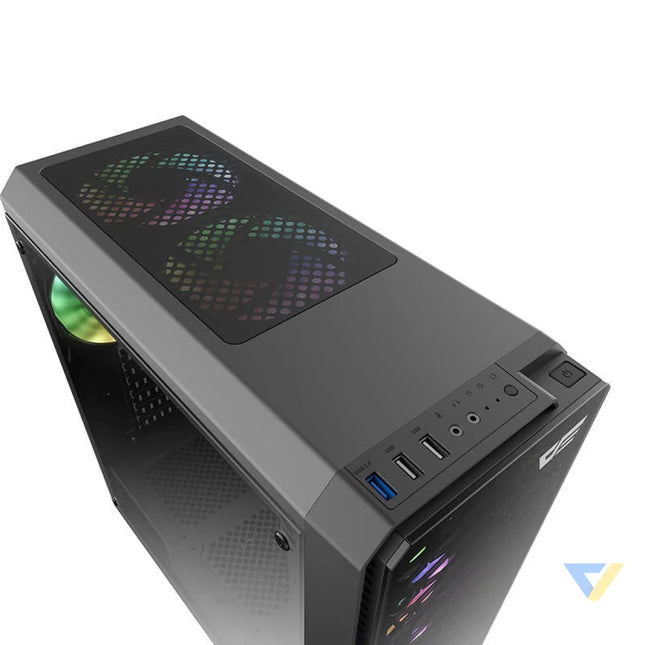 Darkflash Water Square 5 computer case (black) Without fan