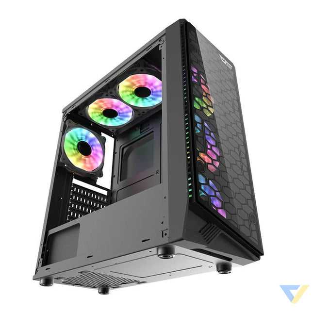 Darkflash Water Square 5 computer case (black) Without fan