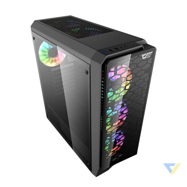 Darkflash Water Square 5 computer case (black) Without fan