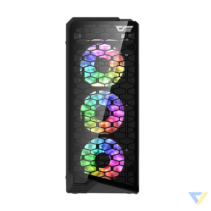Darkflash Water Square 5 computer case (black) Without fan