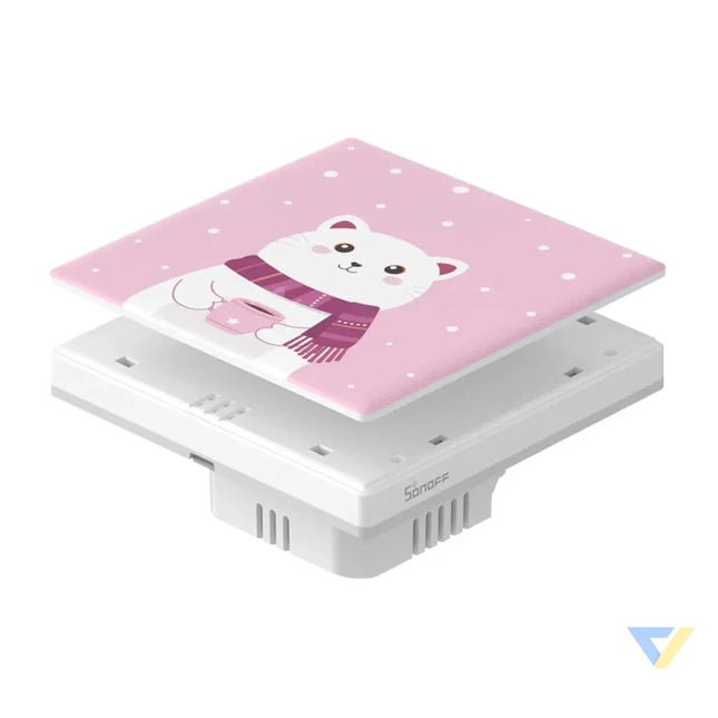 Decorative cover / cap for T5 SONOFF Cartoon 1C touch switch Accessories