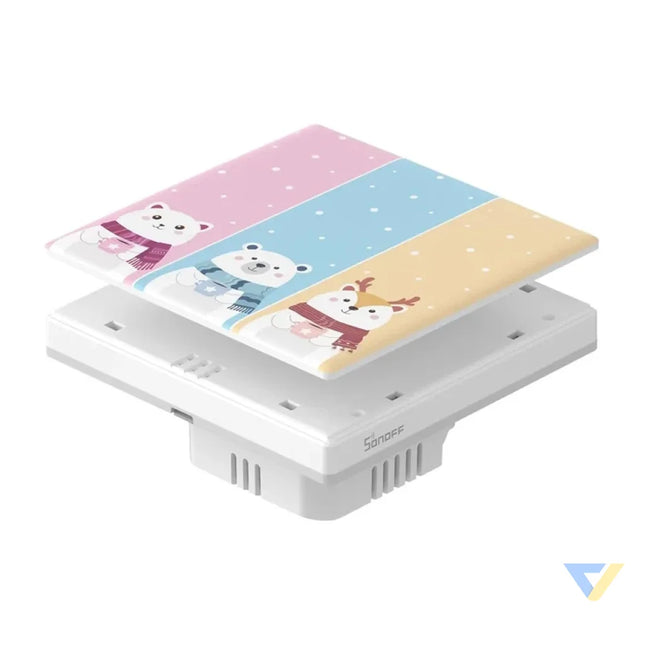Decorative cover / cap for T5 SONOFF Cartoon 3C touch switch Accessories