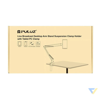 Desk stand Puluz with phone/tablet holder (black) Tripods