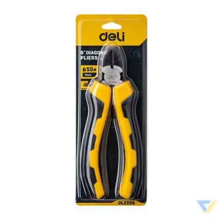 Diagonal Pliers 6’’ Deli Tools EDL2206 (yellow) Pliers