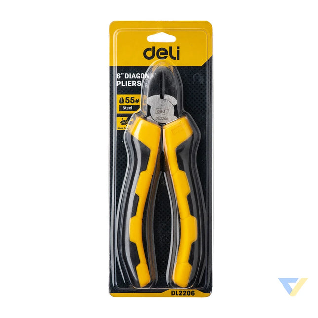 Diagonal Pliers 6’’ Deli Tools EDL2206 (yellow) Pliers