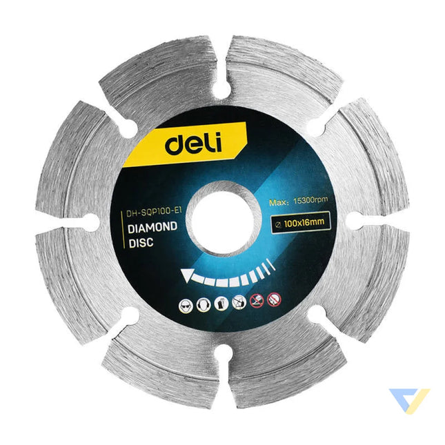 Diamond disc Deli Tools EDH SQP100 E1 Cutting tools