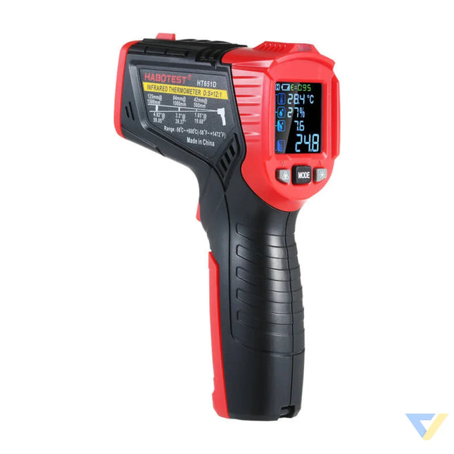 Digital Laser Pyrometer Habotest HT651D moisture meter Measuring tools