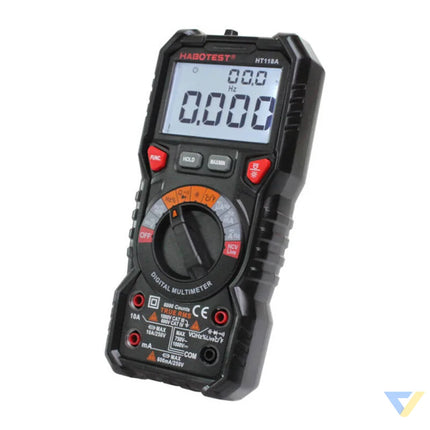 Digital Multimeter with Flashlight Habotest HT118A True RMS NCV Measuring tools