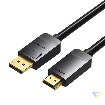 DisplayPort 1.2 to HDMI 1.4 Cable 3m Vention HADBI (Black) Video cables