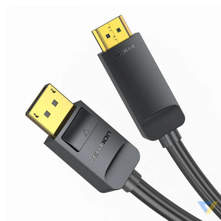 DisplayPort 1.2 to HDMI 1.4 Cable Vention HAGBH 2m 4K 30Hz (Black) Video cables
