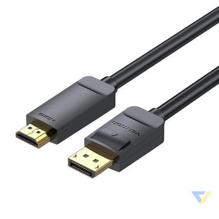 DisplayPort 1.2 to HDMI 1.4 Cable Vention HAGBH 2m 4K 30Hz (Black) Video cables