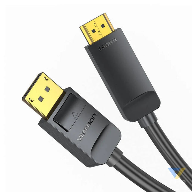 DisplayPort 1.2 to HDMI 1.4 Cable Vention HAGBI 3m 4K 30Hz (Black) Video cables