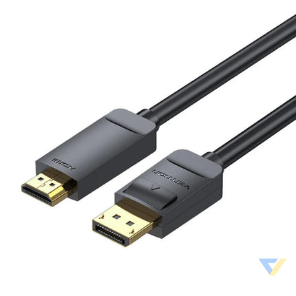 DisplayPort 1.2 to HDMI 1.4 Cable Vention HAGBI 3m 4K 30Hz (Black) Video cables